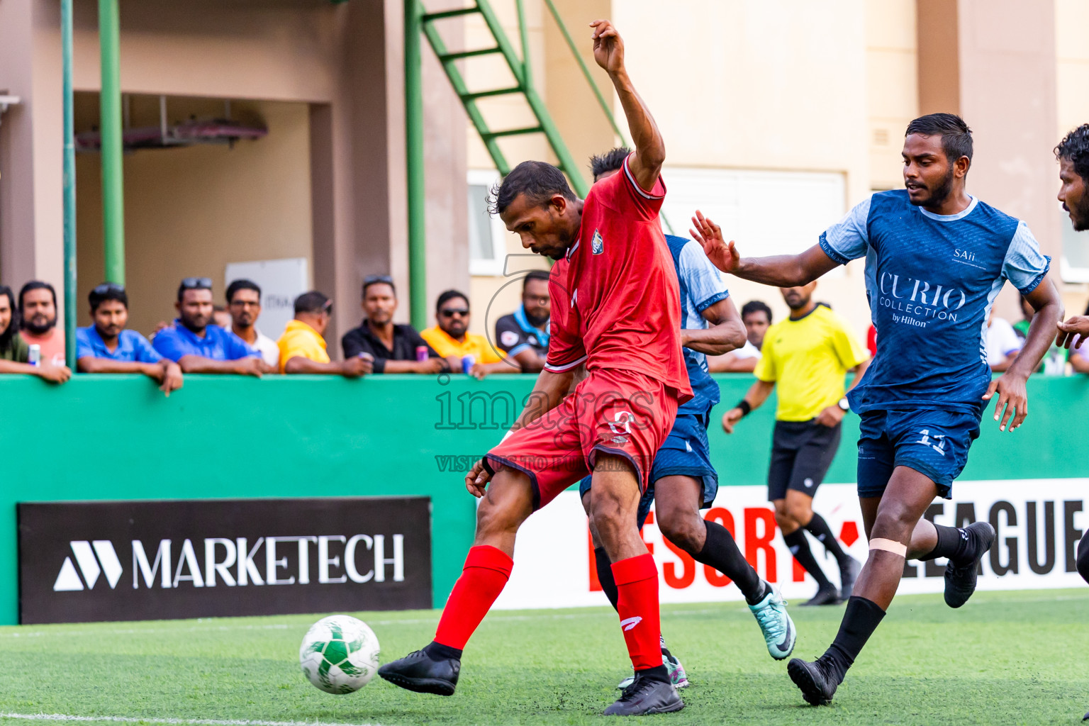 Saii Lagoon vs Maadhoo in Resort League 2025 (South Male Zone) day 8 was held on Sunday, 5th October 2025 in Crossroads's Maldives, Photos: Nausham Waheed / images.mv
