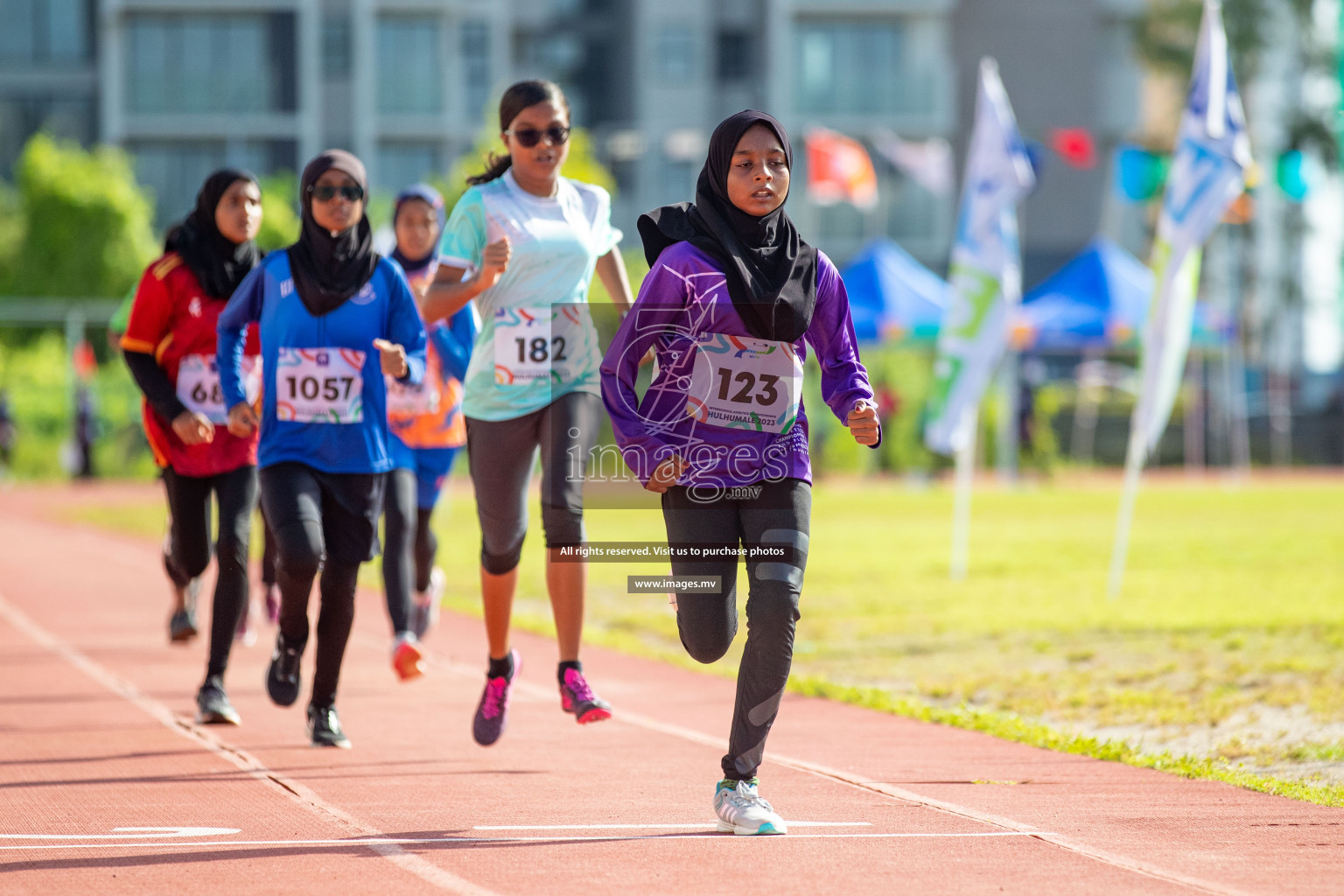 Day three of Inter School Athletics Championship 2023 was held at Hulhumale' Running Track at Hulhumale', Maldives on Tuesday, 16th May 2023. Photos: Nausham Waheed / images.mv