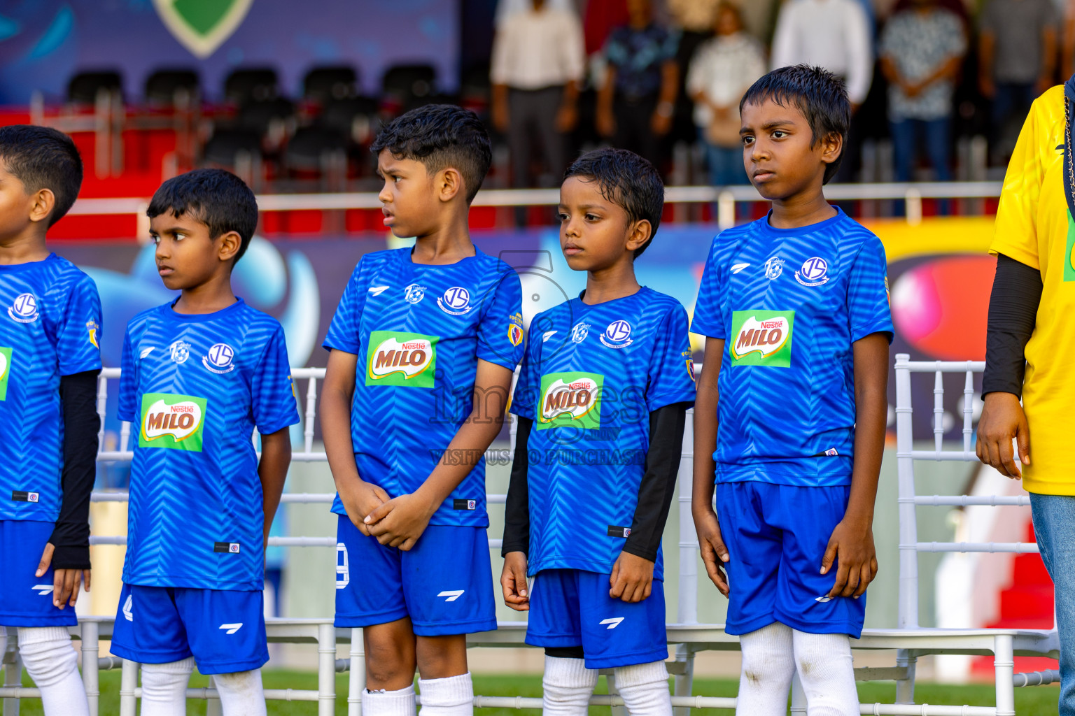 Day 2 of MILO Kids Football Fiesta was held at National Stadium in Male', Maldives on Saturday, 24th February 2024.