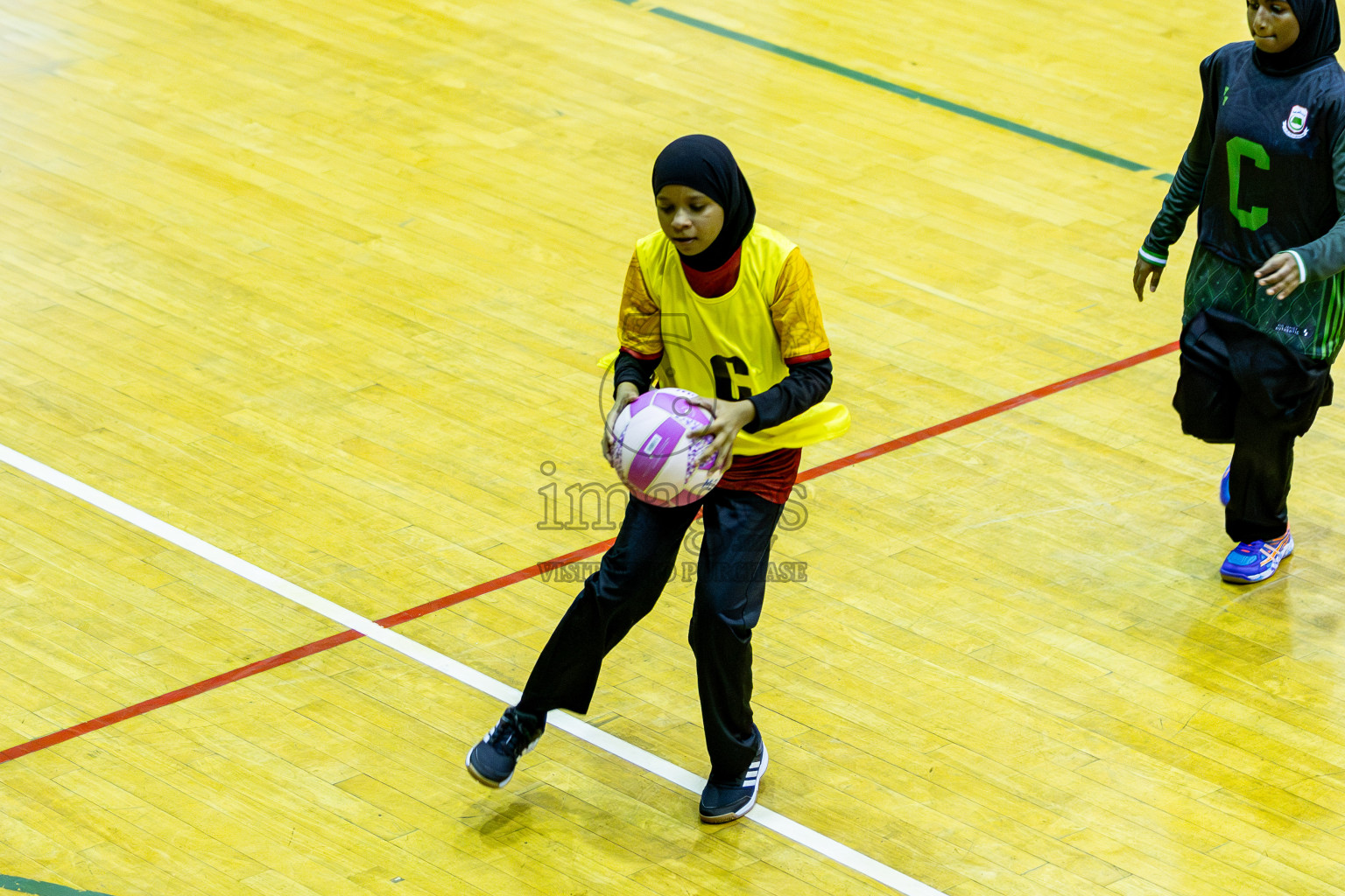 Day 1 of Inter-School Netball Tournament 2025 was held in Social Center Indoor Hall on Saturday, 18th October 2025. Photos: Areef Adam / images.mv