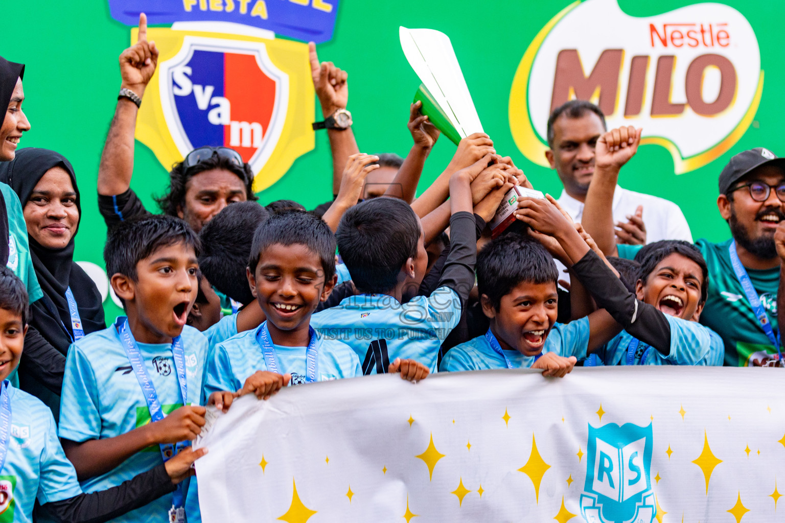 Day 2 of MILO Kids Football Fiesta was held at National Stadium in Male', Maldives on Saturday, 24th February 2024.