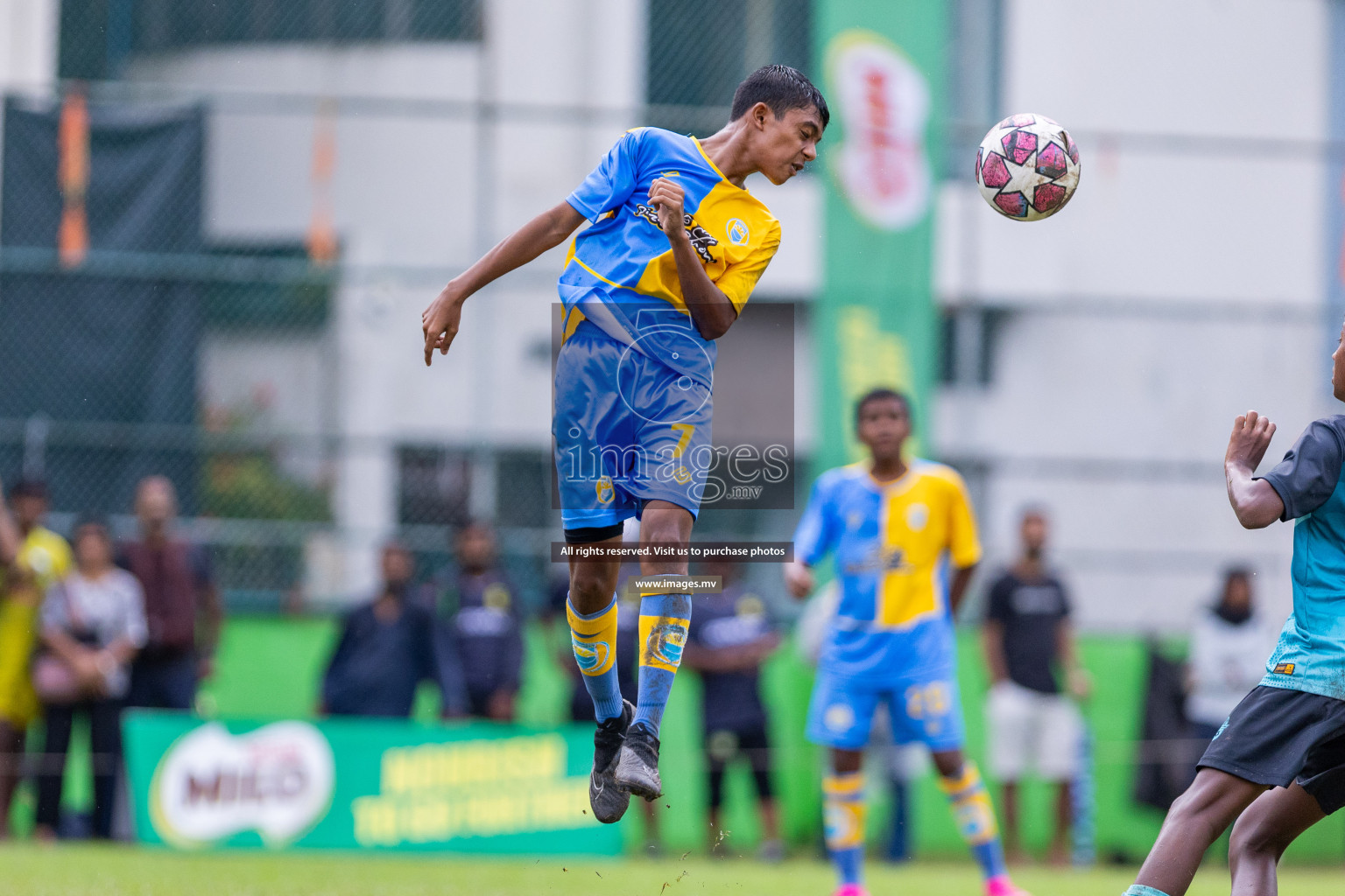 Day 2 of MILO Academy Championship 2023 (u14) was held in Henveyru Stadium Male', Maldives on 4th November 2023. Photos: Nausham Waheed / images.mv