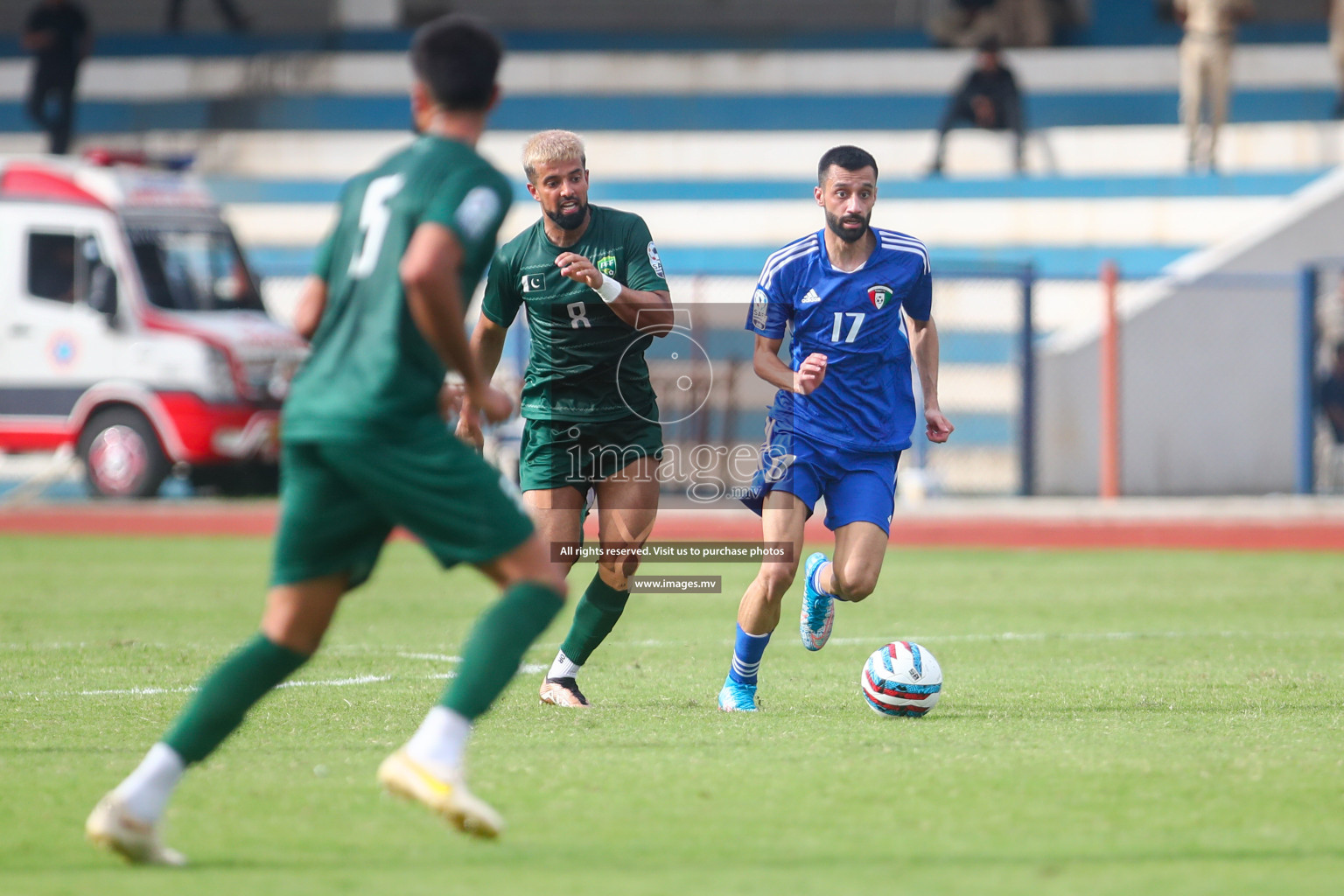 Pakistan vs Kuwait in SAFF Championship 2023 held in Sree Kanteerava Stadium, Bengaluru, India, on Saturday, 24th June 2023. Photos: Nausham Waheed, Hassan Simah / images.mv