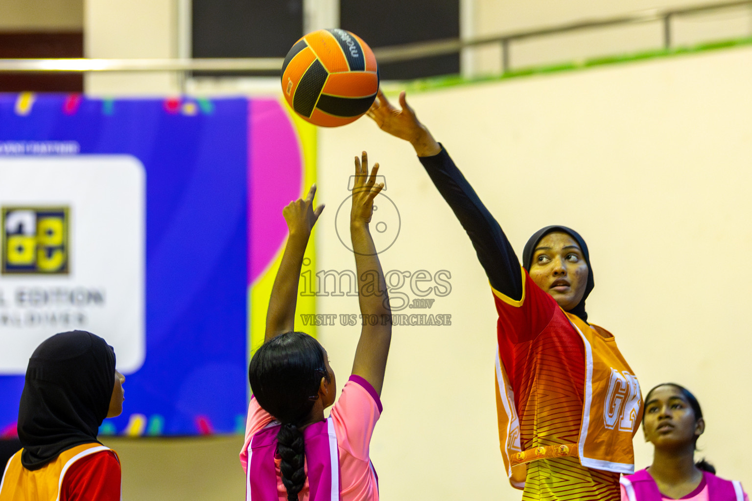 Day 3 of 21st National Netball Tournament was held in Social Canter at Male', Maldives on Friday, 10th May 2024. Photos: Mohamed Mahfooz Moosa / images.mv