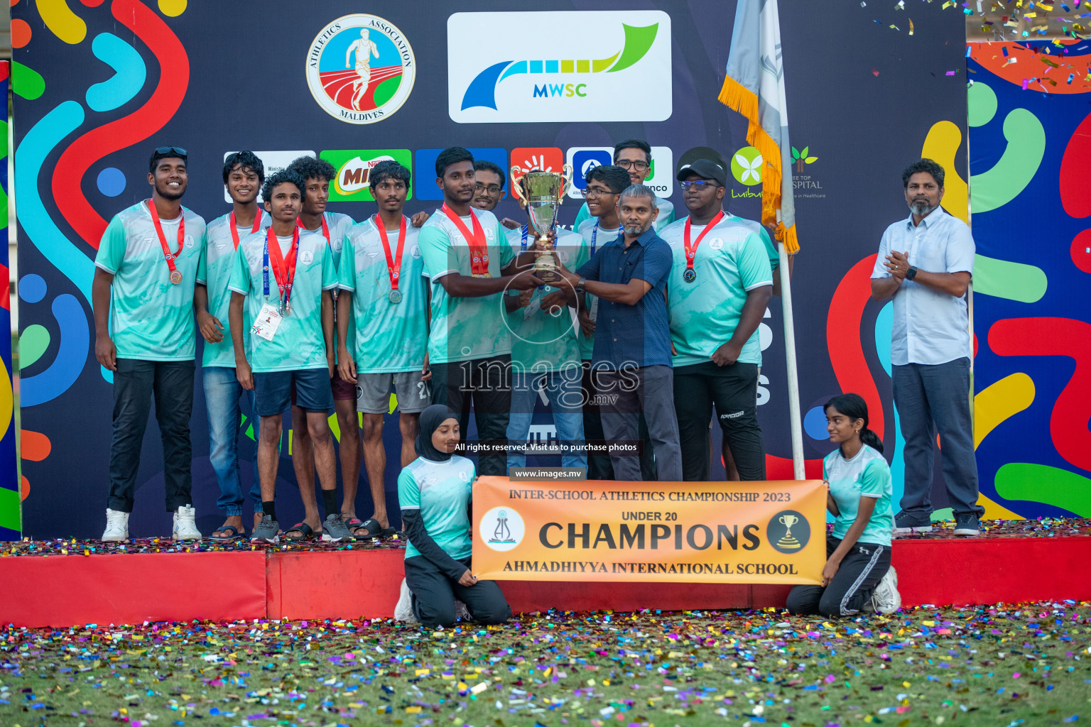 Final Day of Inter School Athletics Championship 2023 was held in Hulhumale' Running Track at Hulhumale', Maldives on Friday, 19th May 2023. Photos: Nausham Waheed / images.mv