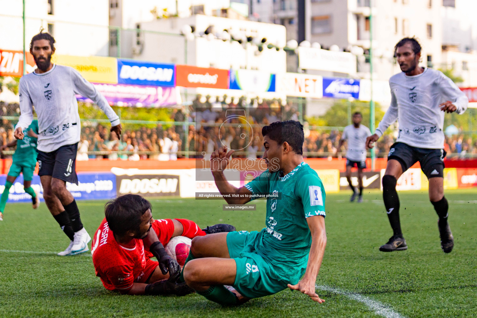 Matchday 21 of Golden Futsal Challenge 2023 on 25 February 2023 in Hulhumale, Male, Maldives