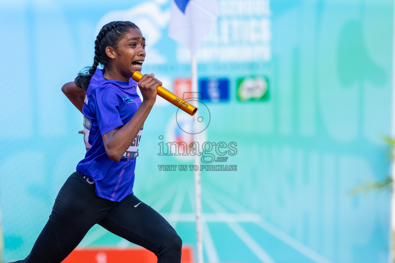 Day 5 of MWSC Interschool Athletics Championships 2024 held in Hulhumale Running Track, Hulhumale, Maldives on Wednesday, 13th November 2024. Photos by: Ismail Thoriq / Images.mv