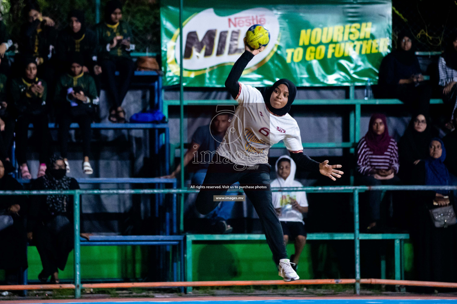 Day 5 of 6th MILO Handball Maldives Championship 2023, held in Handball ground, Male', Maldives on Friday, 24th May 2023 Photos: Shuu Abdul Sattar/ Images.mv