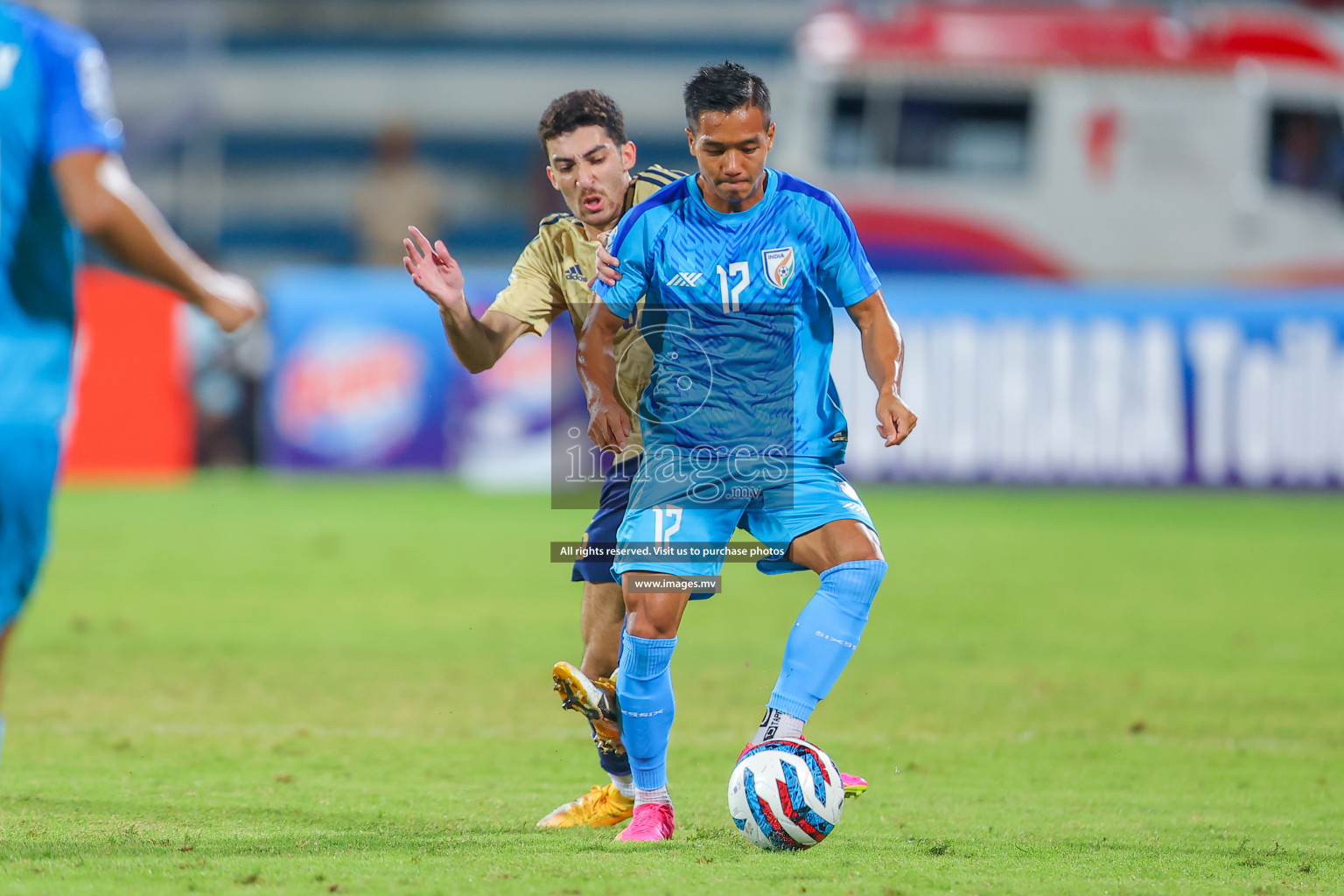 India vs Kuwait in SAFF Championship 2023 held in Sree Kanteerava Stadium, Bengaluru, India, on Tuesday, 27th June 2023. Photos: Nausham Waheed/ images.mv