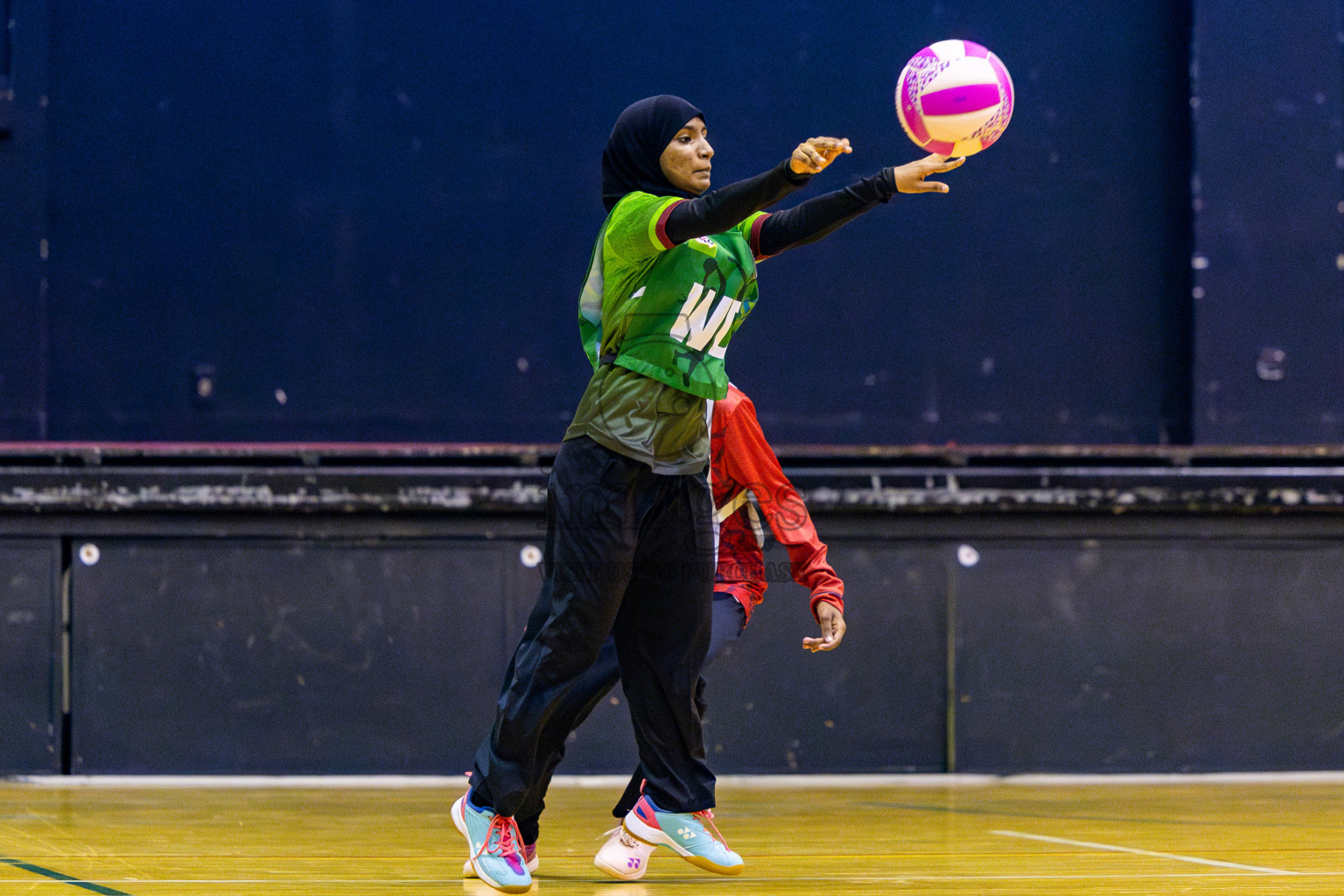 AIS Netball Academy vs Fiontti Sports Academy in Day 2 of 3rd Junior Championship - Netball association of Maldives, held at Social Center on Monday 20th January 2025 . Photos by Nausham Waheed