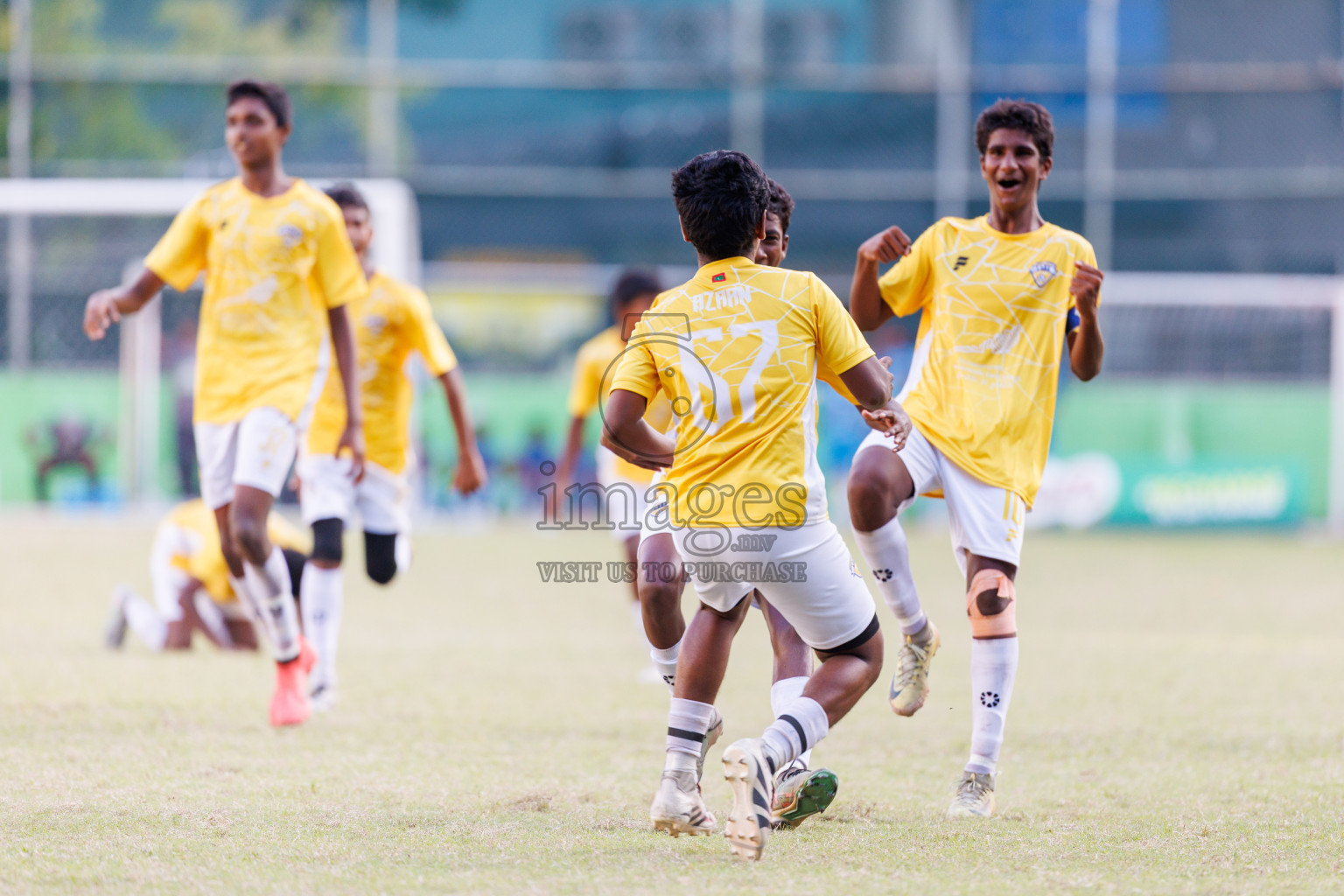 Day 4 of MILO Academy Championship 2025 (U14) was held on Sunday, 2nd November 2025 at Henveiru Football Grounds, Male', Maldives . 
Photos: Hassan Simah / images.mv
