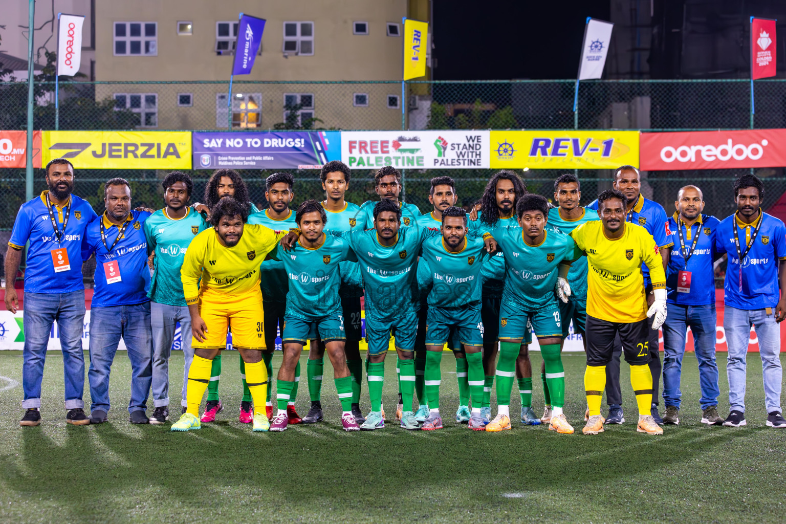 ADh Maamigili vs ADh Mandhoo in Day 16 of Golden Futsal Challenge 2024 was held on Tuesday, 30th January 2024, in Hulhumale', Maldives
Photos: Ismail Thoriq / images.mv