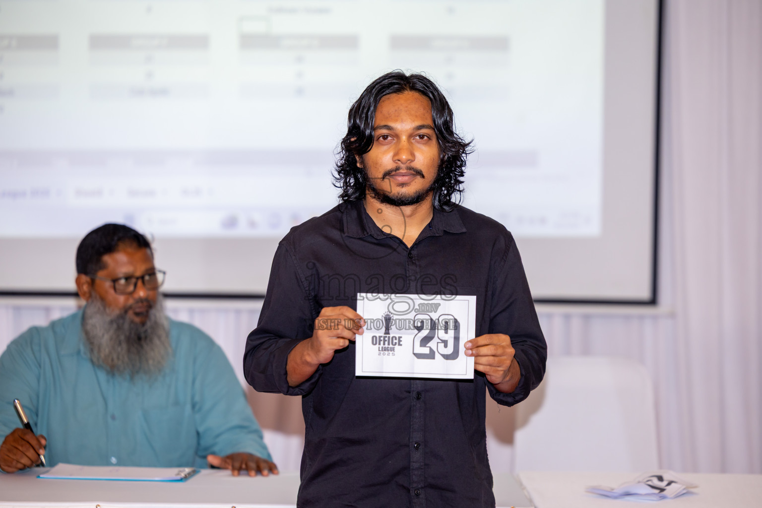 Draw Ceremony of Office League 2025 held in Male', Maldives on Saturday, 12th April 2025. Photos: Nausham Waheed / images.mv