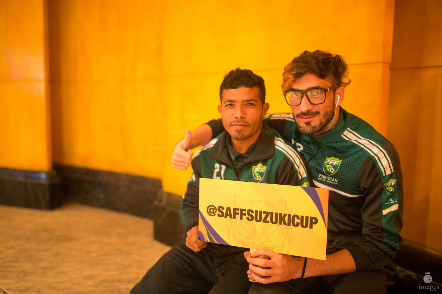 Jersey, balls signing and team photos SAFF Suzuki Cup 2018 in Dhaka, Bangladesh, Friday, September 07, 2018. (Images.mv Photo/Suadhu Abdul Sattar)