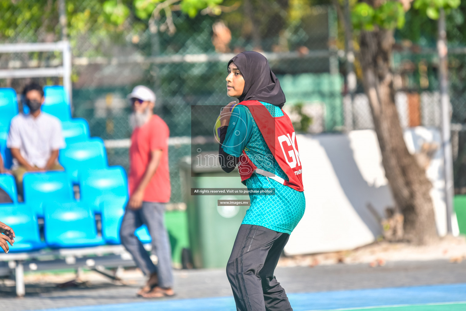 Day3 of Junior Netball Championship 2022 on 5 March 2022 held in Male', Maldives. Photos by Nausham Waheed.