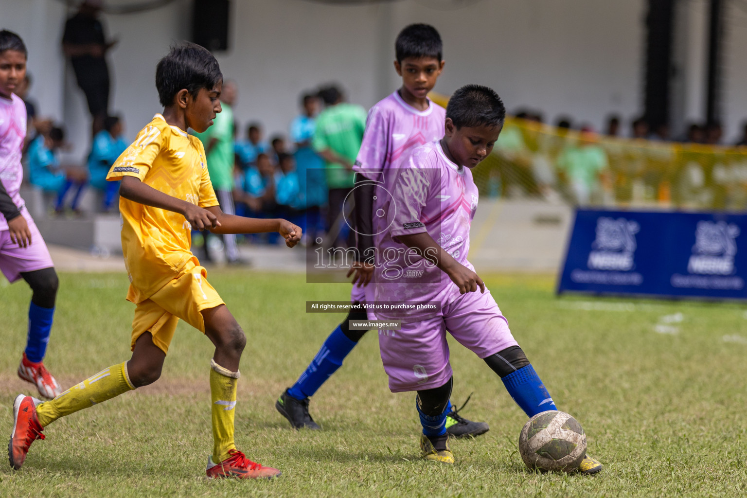 Day 3 of Nestle Kids Football Fiesta, held in Henveyru Football Stadium, Male', Maldives on Friday, 13th October 2023
Photos: Hassan Simah, Ismail Thoriq / images.mv