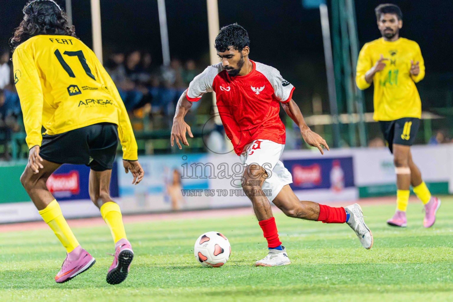 Kanmathi SC VS BEST in Day 4 - Fonadhoo Youth Futsal Challenge 2025 held in Fonadhoo Futsal Stadium, L. Fonadhoo, Maldives on Wednesday, 29th October 2025 Photos: Arif Rasheed / images.mv
