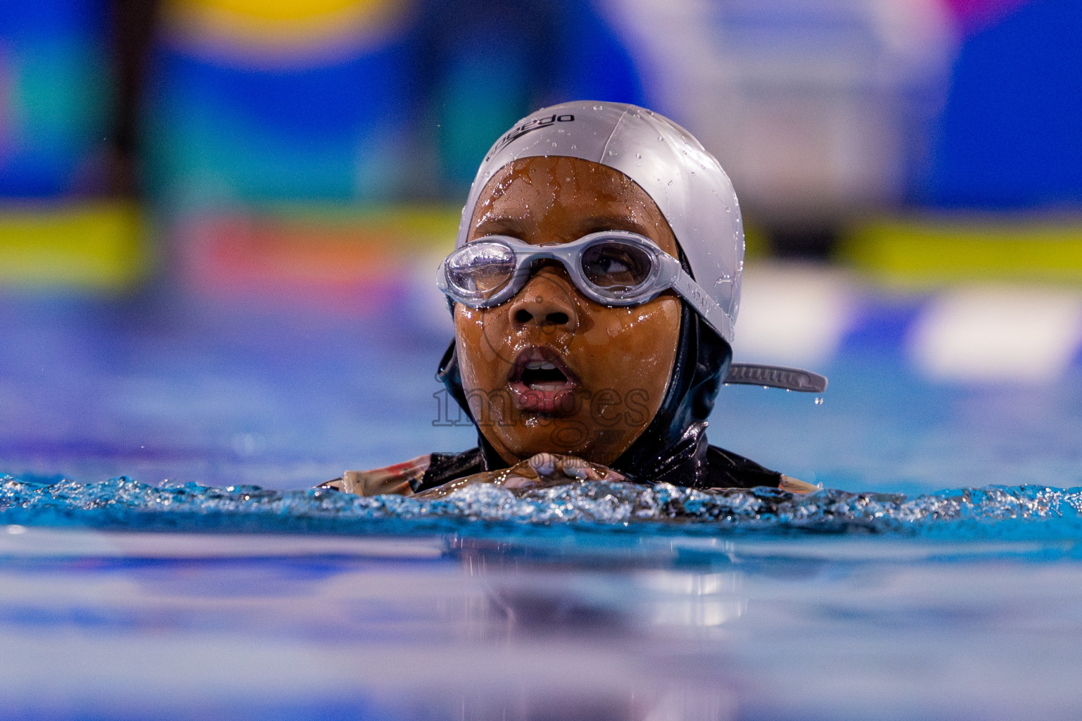 Day 1 of BML 5th National Swimming Kids Festival 2024 held in Hulhumale', Maldives on Monday, 18th November 2024. Photos: Nausham Waheed / images.mv