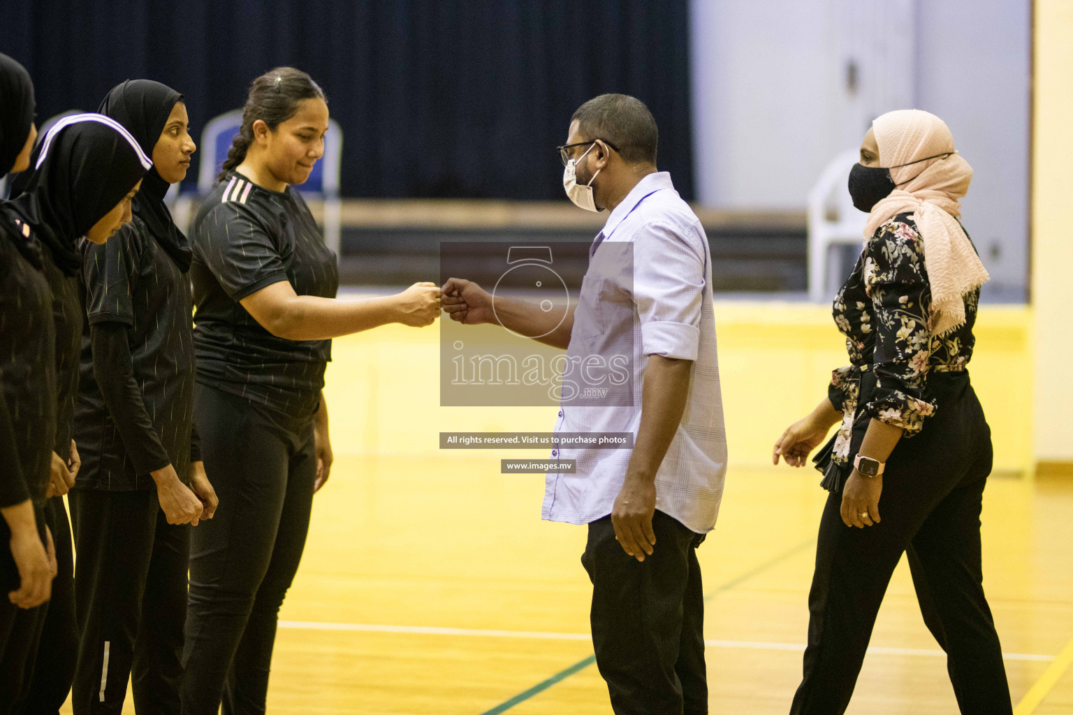 Kulhudhuffushi Youth & R.C vs Shining Star Sports Club in the Semi Finals of Milo National Netball Tournament 2021 held on 3 December 2021 in Male', Maldives, photos by Maanish