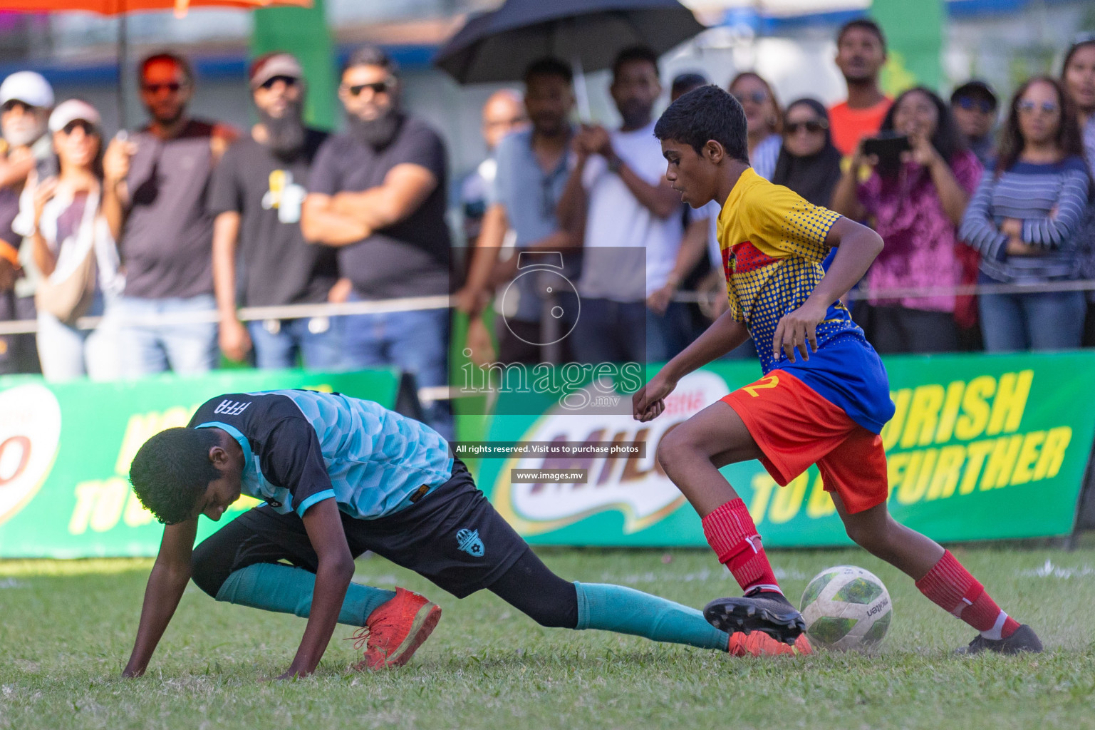 Day 2 of MILO Academy Championship 2023 (U12) was held in Henveiru Football Grounds, Male', Maldives, on Saturday, 19th August 2023. Photos: Shuu / images.mv