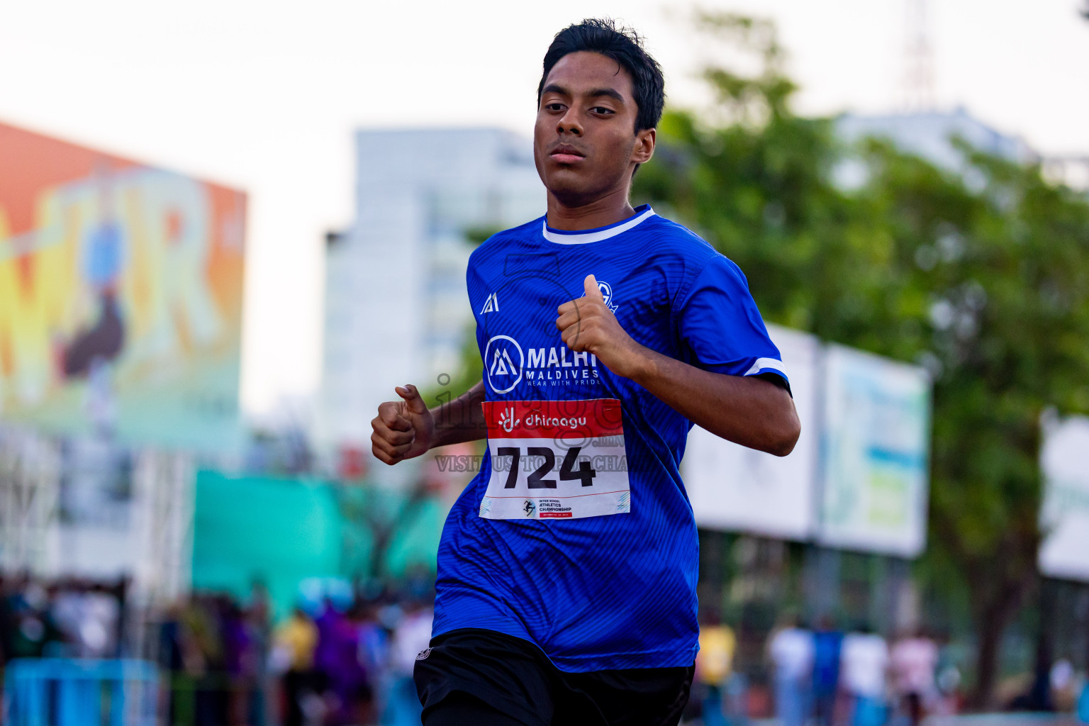 Day 4 of Inter-school Athletics Championship 2025 held in Ekuveni Synthetic Track, Male', Maldives on Thursday, 09th October 2025. Photos by: Nausham Waheed / Images.mv