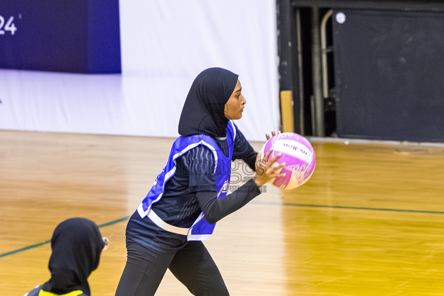 S.C. Shining Star vs KYRC in the Semi-finals of 24th Milo Netball Association Championship was held in Social Center at Male', Maldives on Wednesday, 10th September 2025. Photos: Mohamed Mahfooz Moosa / images.mv
