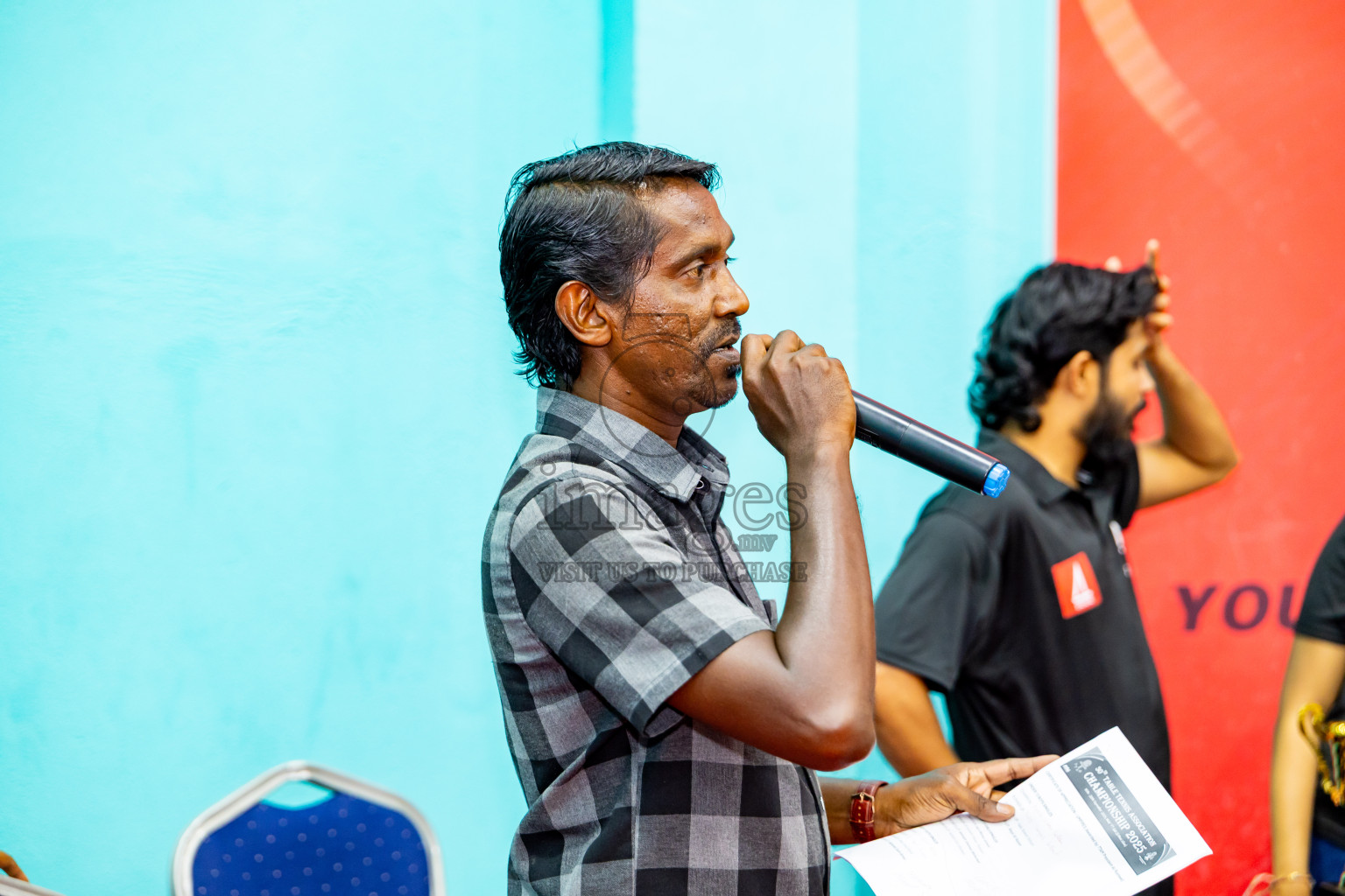 Finals of 30th Table Tennis Association Championship 2025 was held on Saturday, 20th September 2025 in Male' TT Hall, Male', Maldives. Photos: Nausham Waheed / images.mv