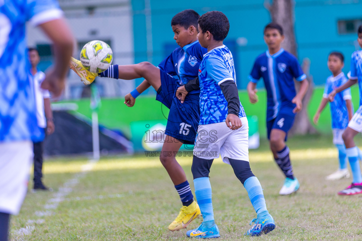 Day 2  of MILO Academy Championship 2024 - U12 was held at Henveiru Grounds in Male', Maldives on Thursday, 5th July 2024. Photos: Shuu Abdul Sattar / images.mv