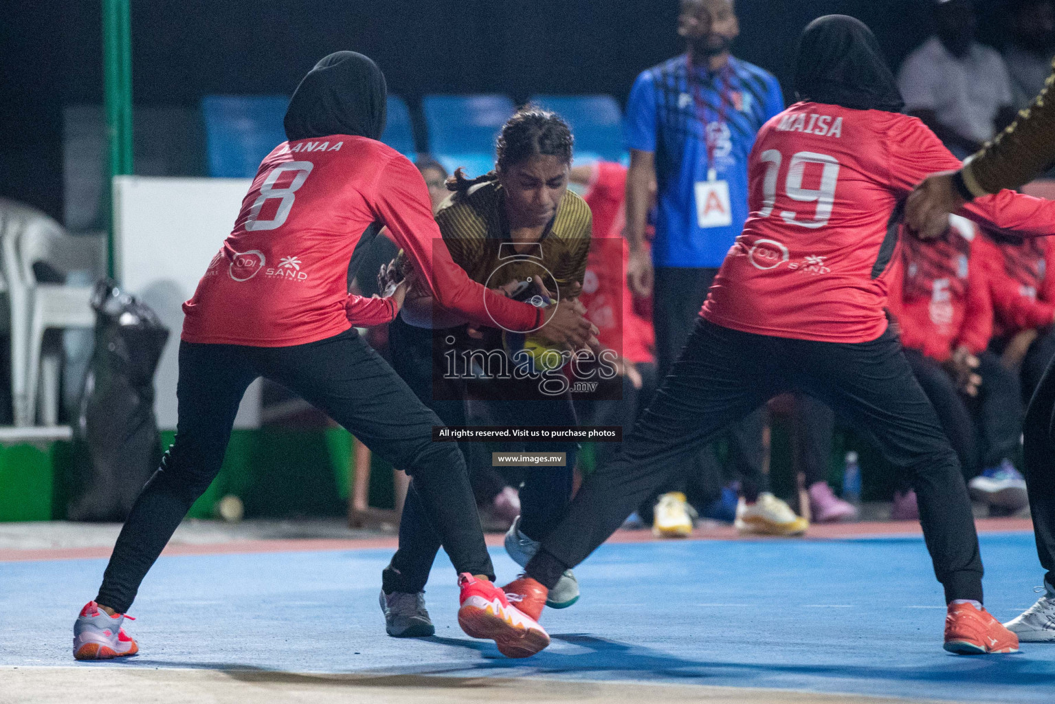 Day 6 of 6th MILO Handball Maldives Championship 2023, held in Handball ground, Male', Maldives on Thursday, 25th May 2023 Photos: Shuu Abdul Sattar/ Images.mv