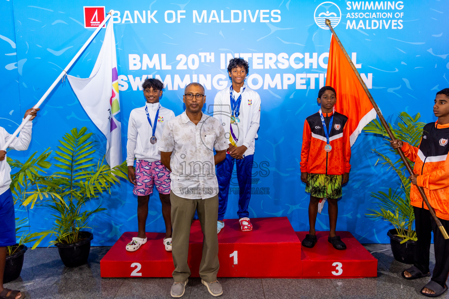 Day 5 of 20th Inter-school Swimming Competition 2024 held in Hulhumale', Maldives on Wednesday, 16th October 2024. Photos: Nausham Waheed / images.mv