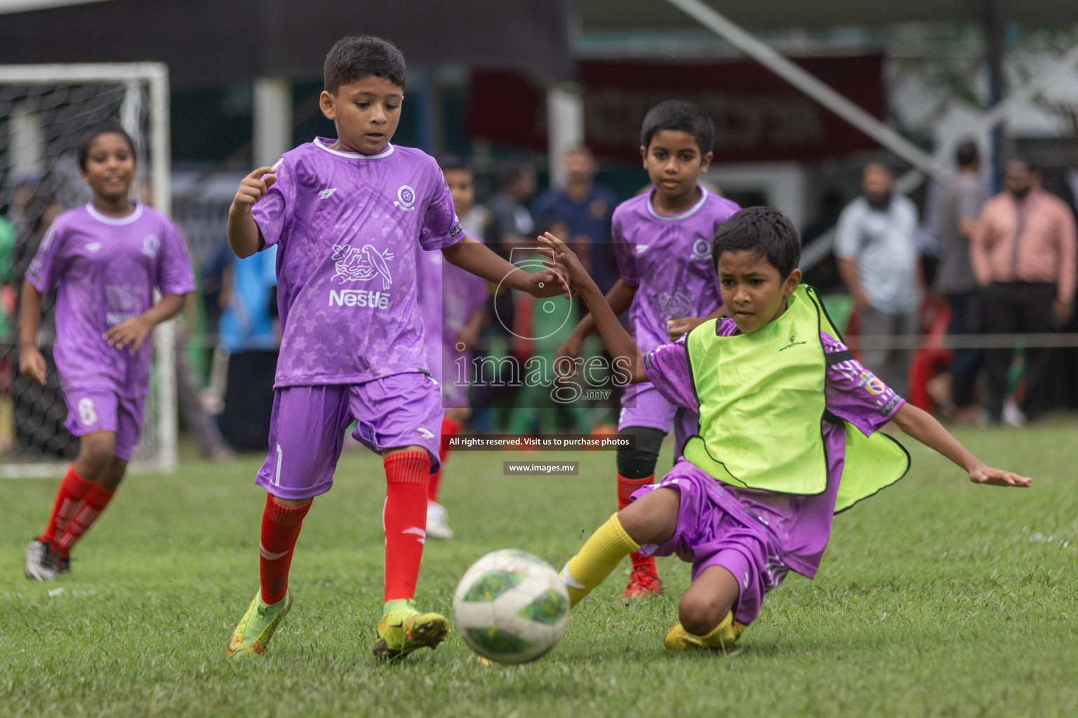 Day 1 of Nestle kids football fiesta, held in Henveyru Football Stadium, Male', Maldives on Wednesday, 11th October 2023 Photos: Shut Abdul Sattar/ Images.mv