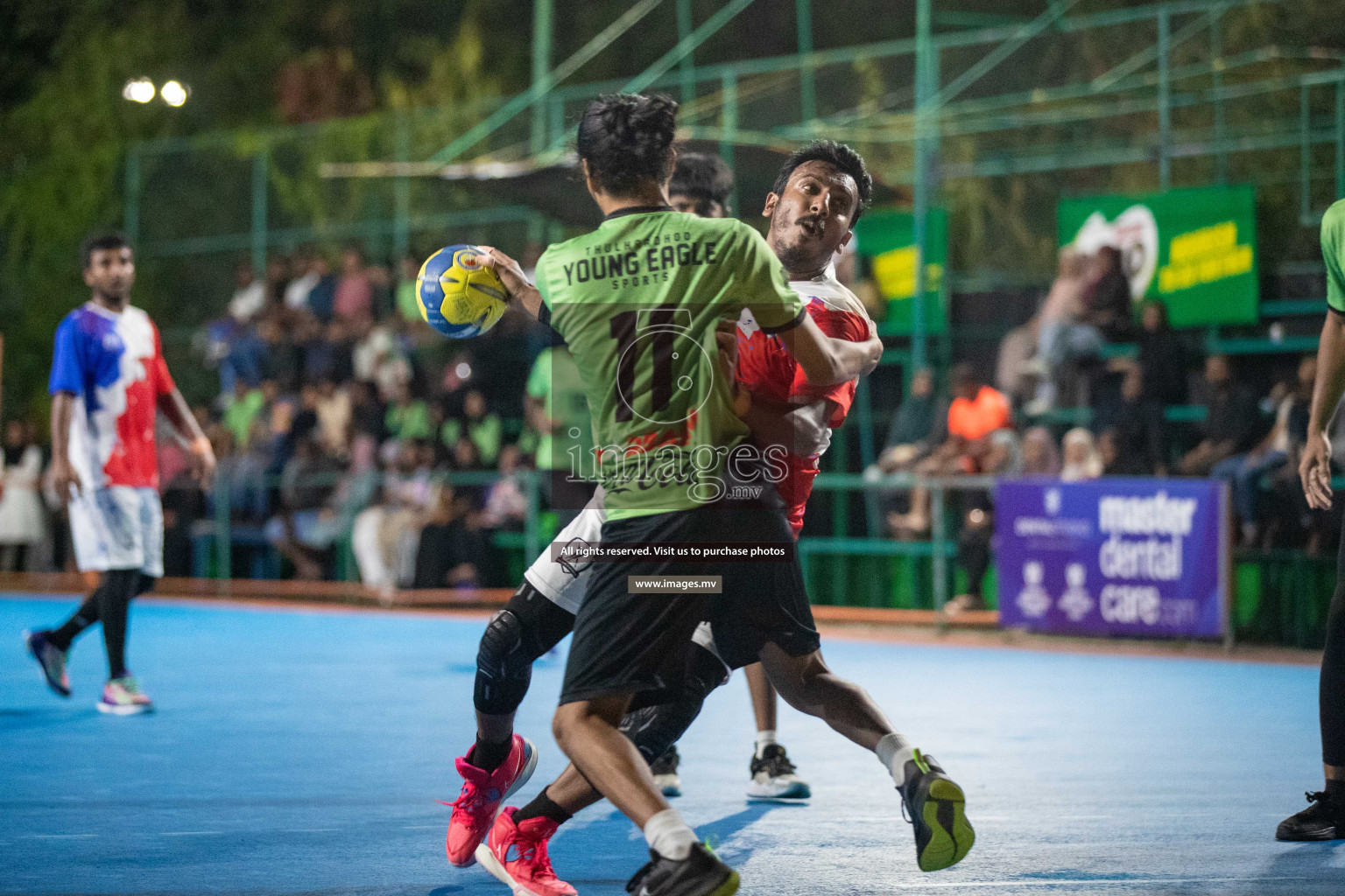 Day 3 of 6th MILO Handball Maldives Championship 2023, held in...