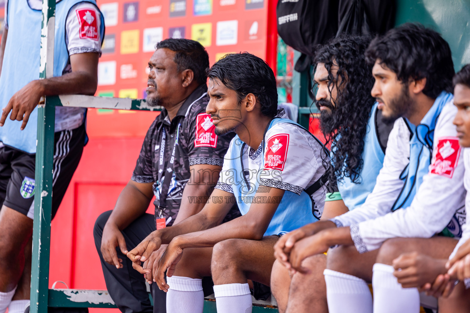 GDh Madaveli vs GDh Faresmaathodaa in Day 12 of Golden Futsal Challenge 2025 was held on Thursday, 16th January 2025, in Hulhumale', Maldives Photos: Nausham Waheed  / images.mv
