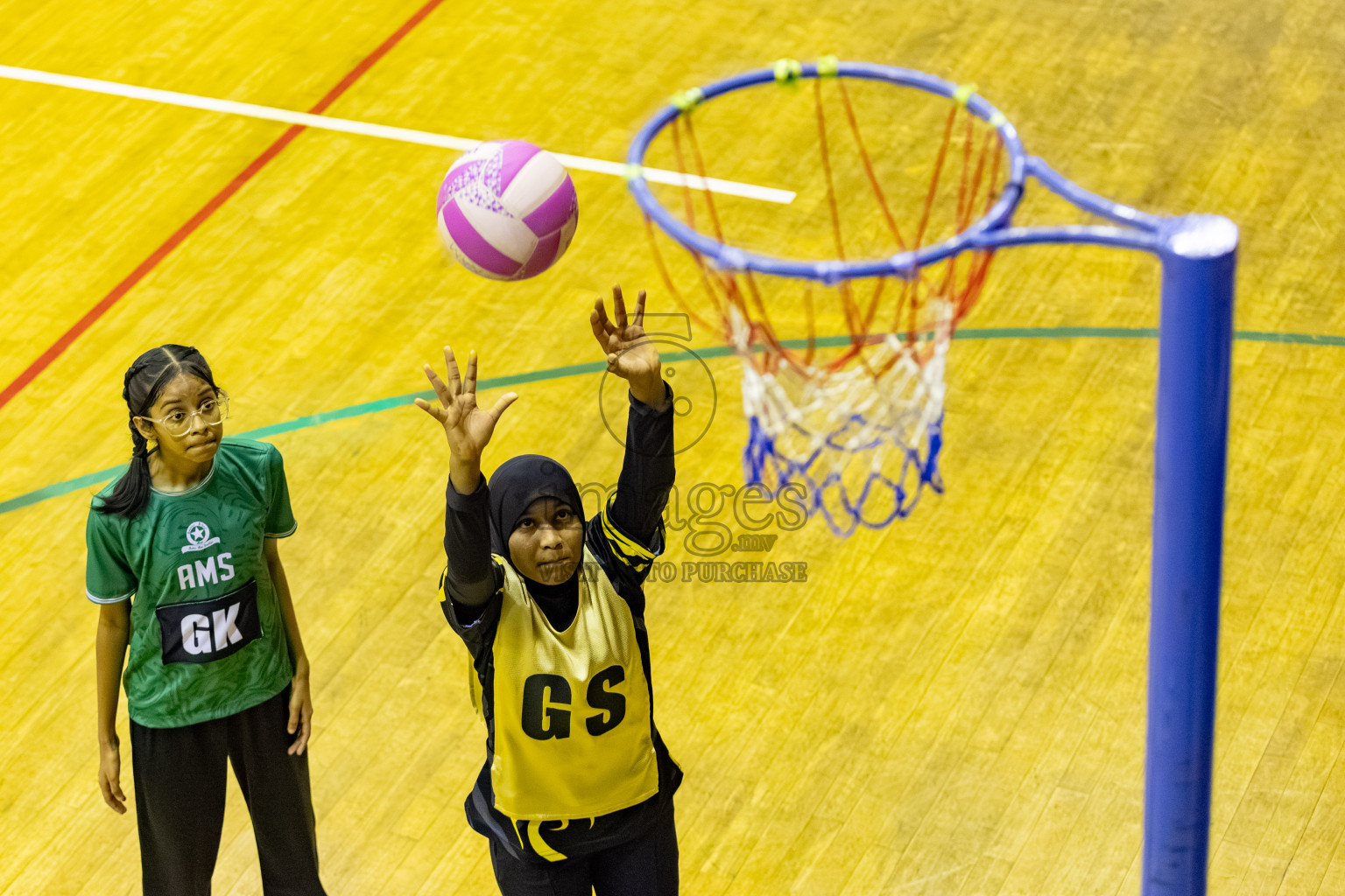 Day 8 of 26th Inter-School Netball Tournament 2025 was held in Social Center Indoor Hall on Sunday, 26th October 2025. Photos: Hassan Simah / images.mv