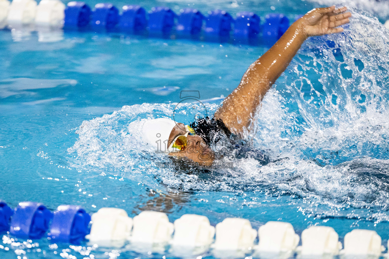 Day 4 of 20th Inter-school Swimming Competition 2024 held in Hulhumale', Maldives on Tuesday, 15th October 2024. Photos: Ismail Thoriq / images.mv