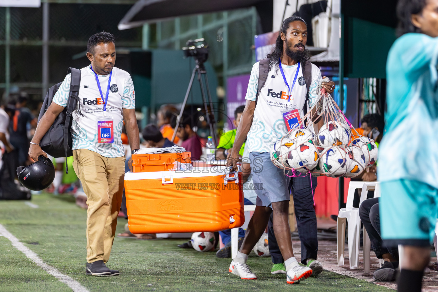 TEAM FSM vs CLUB TTS in Club Maldives Cup 2024 held in Rehendi Futsal Ground, Hulhumale', Maldives on Tuesday, 1st October 2024. Photos: Hassan Simah / images.mv