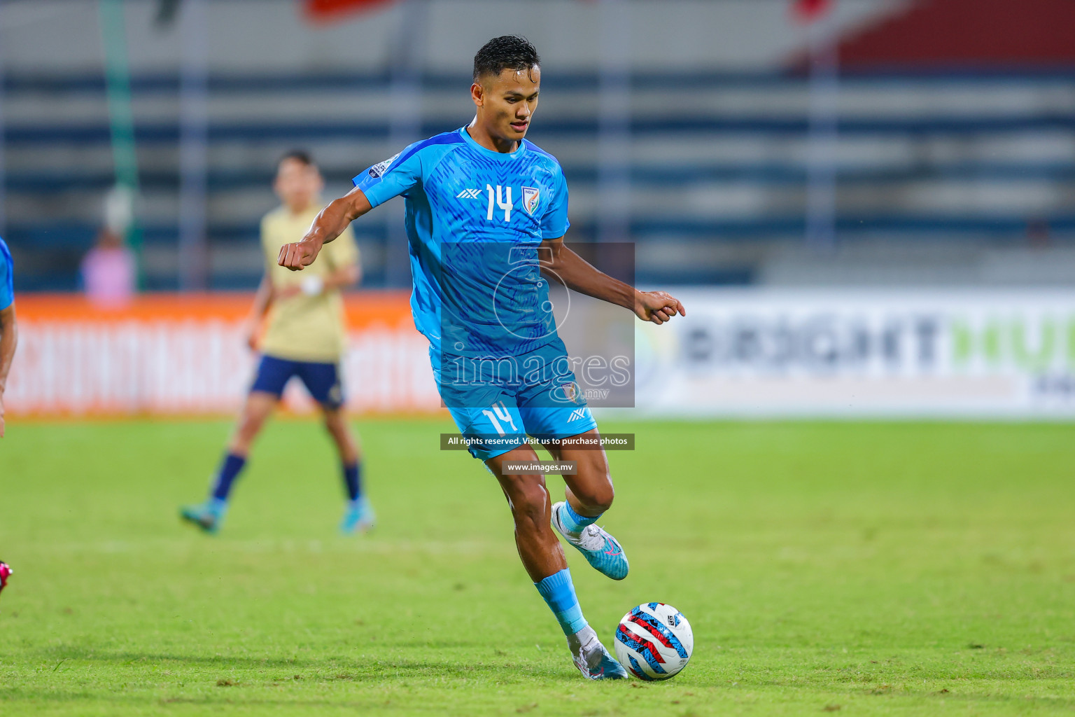 India vs Kuwait in SAFF Championship 2023 held in Sree Kanteerava Stadium, Bengaluru, India, on Tuesday, 27th June 2023. Photos: Nausham Waheed/ images.mv