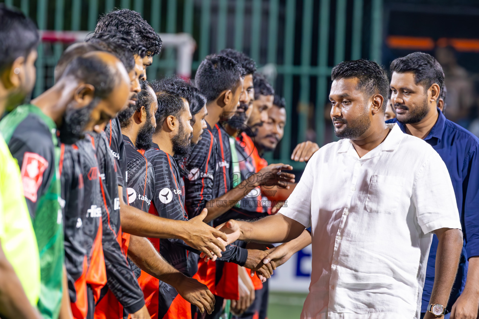 M Dhiggaru vs M Muli in Meemu Atoll Finals in Day 25 of Golden Futsal Challenge 2025 was held on Wednesday , 28th January 2025, in Hulhumale', Maldives. Photos: Ismail Thoriq / images.mv