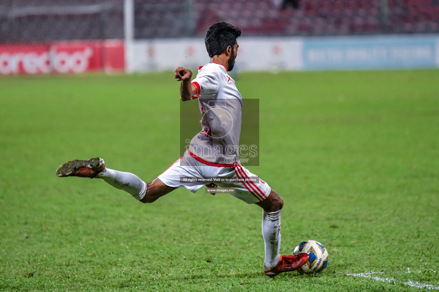 Da Grande vs Buru Sports Club in Dhivehi Premier League Qualification 22 on 27th Aug 2022, held in National Football Stadium, Male', Maldives Photos: Nausham Waheed / Images.mv