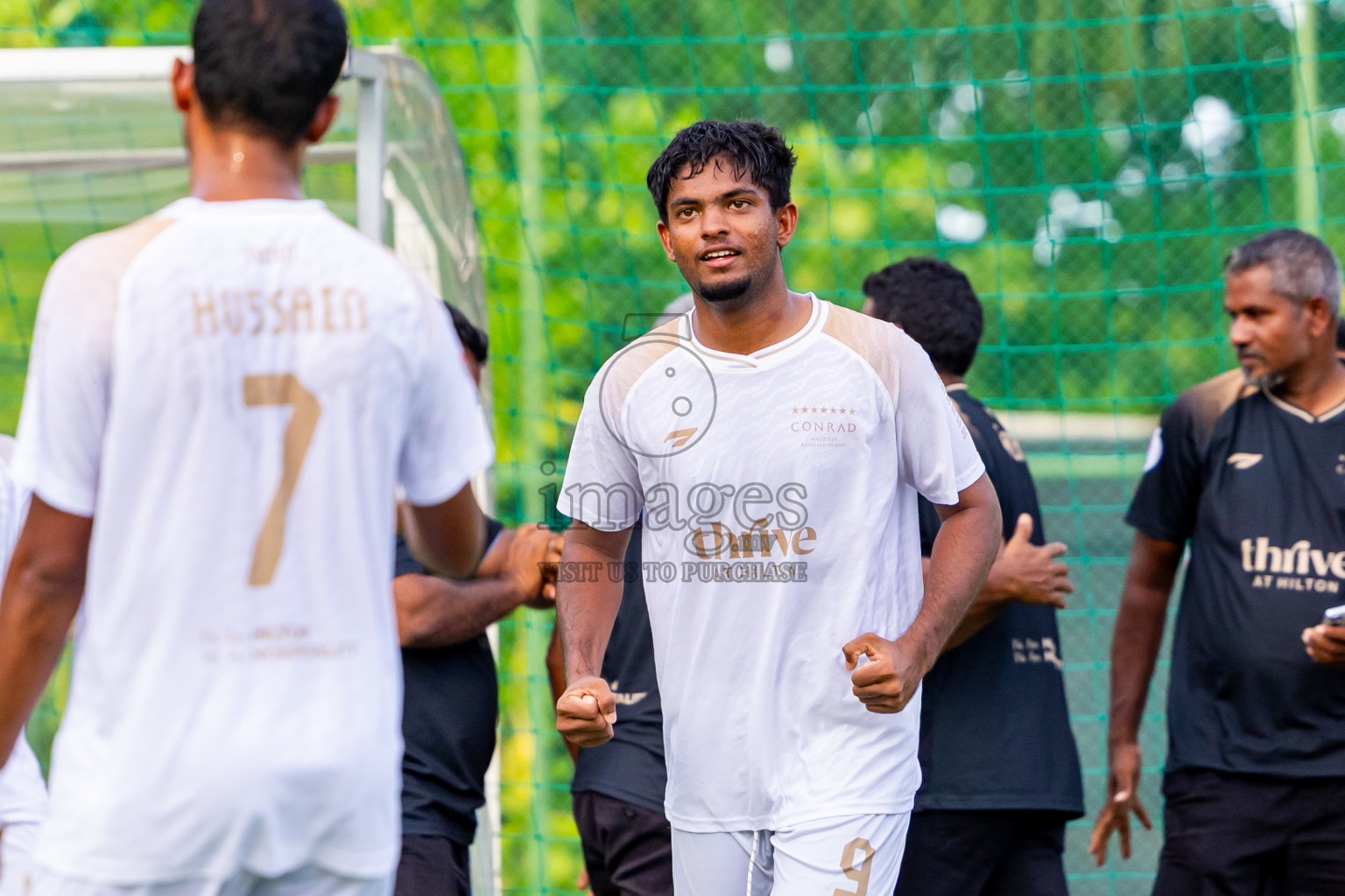 Ari Zone vs Dhaalu Zone in the Leg 1 of Resort Super League 2025 was held on Thursday, 3rd July 2025 in Conrad Maldives Rangali Island, Alif Dhaalu Atoll, Maldives. Photos: Nausham Waheed / images.mv
