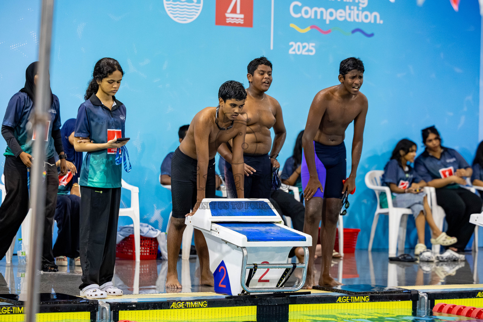 Day 5 of BML 21st Interschool Swimming Competition 2025 was held in Hulhumale' Swimming Pool, Hulhumale', Maldives on Wednesday, 15th October 2025. 
Photos: Hassan Simah / images.mv