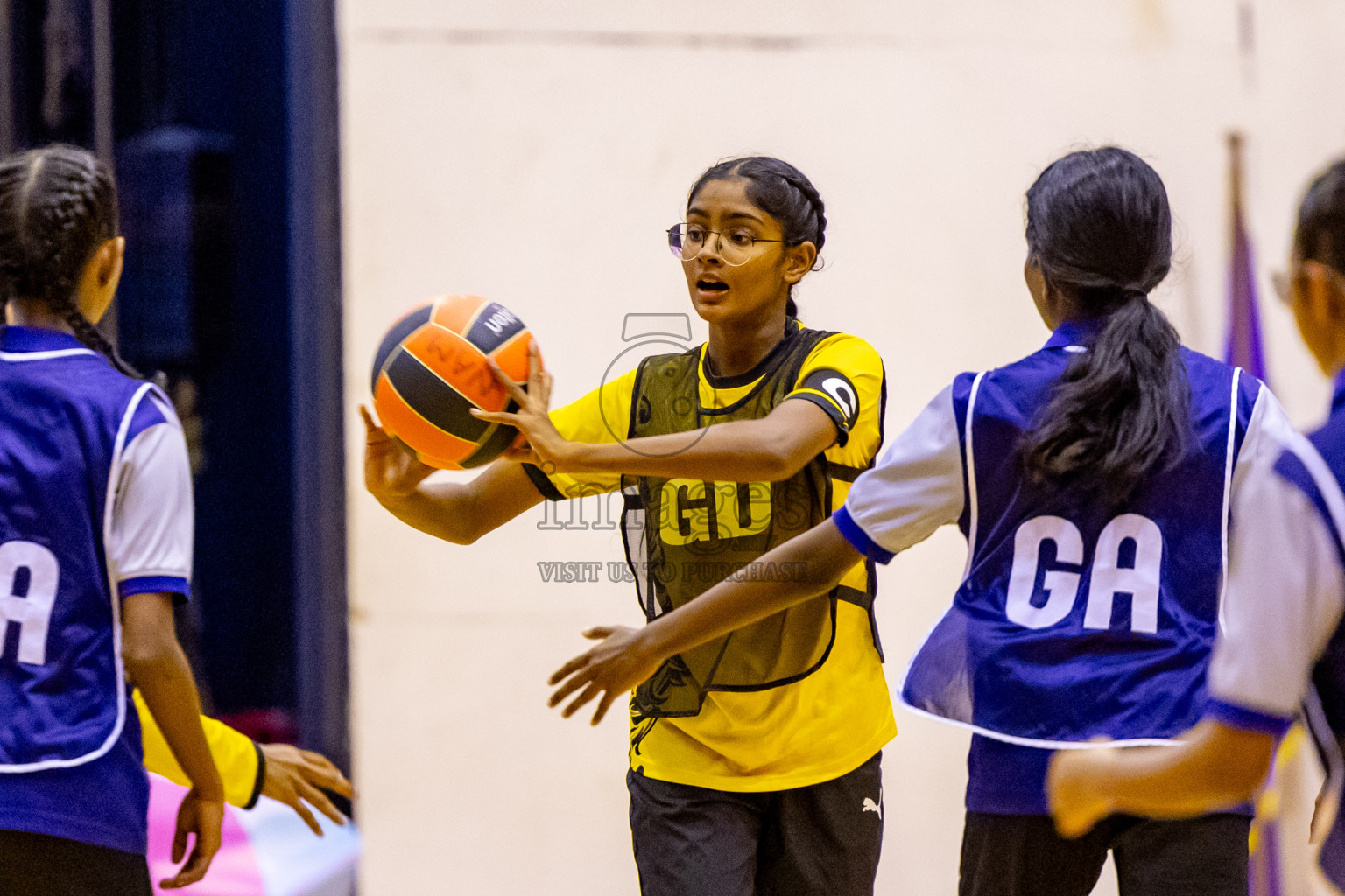 Day 10 of 25th Inter-School Netball Tournament was held in Social Center at Male', Maldives on Tuesday, 20th August 2024. Photos: Nausham Waheed / images.mv