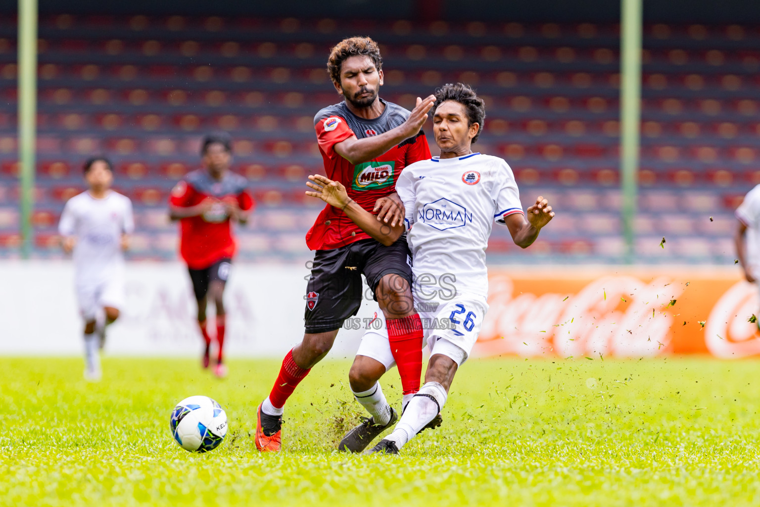 TC Sports Club vs Ode Sports Club in day 1 of Under 19 Youth Championship 2024 was held at National Stadium in Male', Maldives on Sunday, 9th June 2024. Photos: Nausham Waheed / images.mv