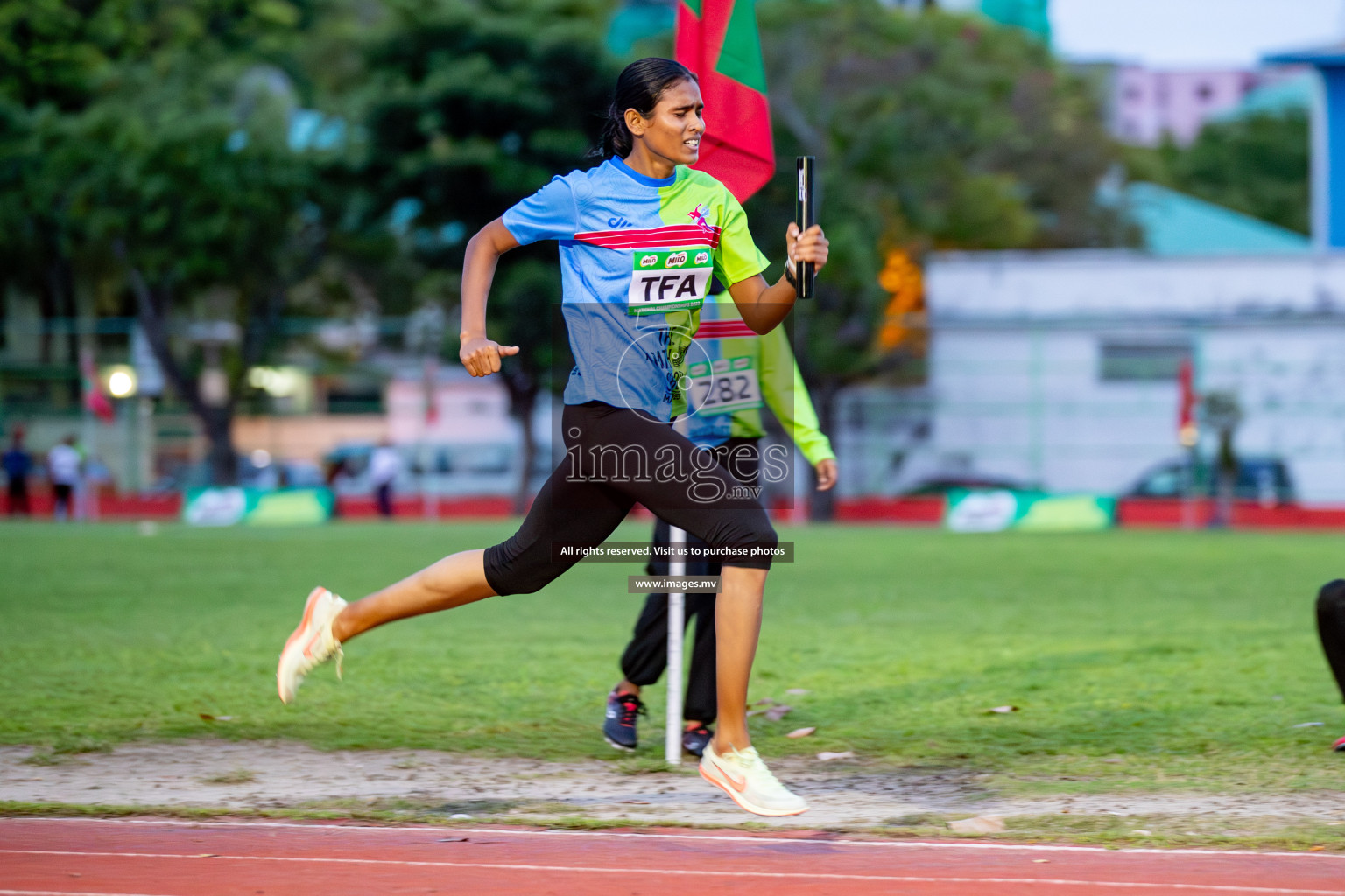 Day 2 of National Athletics Championship 2023 was held in Ekuveni Track at Male', Maldives on Friday, 24th November 2023. Photos: Hassan Simah / images.mv