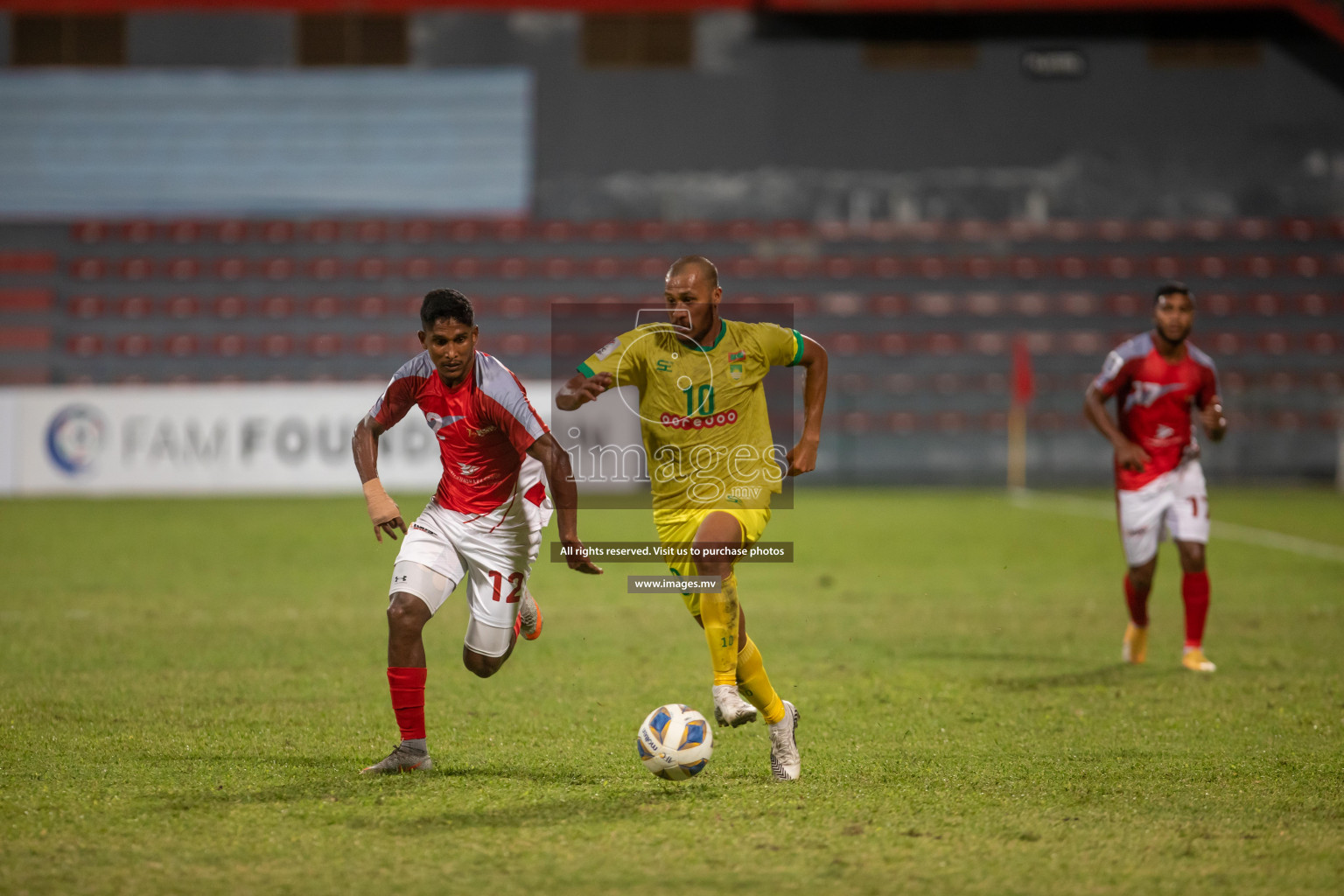 AFC Cup 2021 - Bashundhara Kings vs Maziya SRC in Male', Maldives on 18 August 2021.