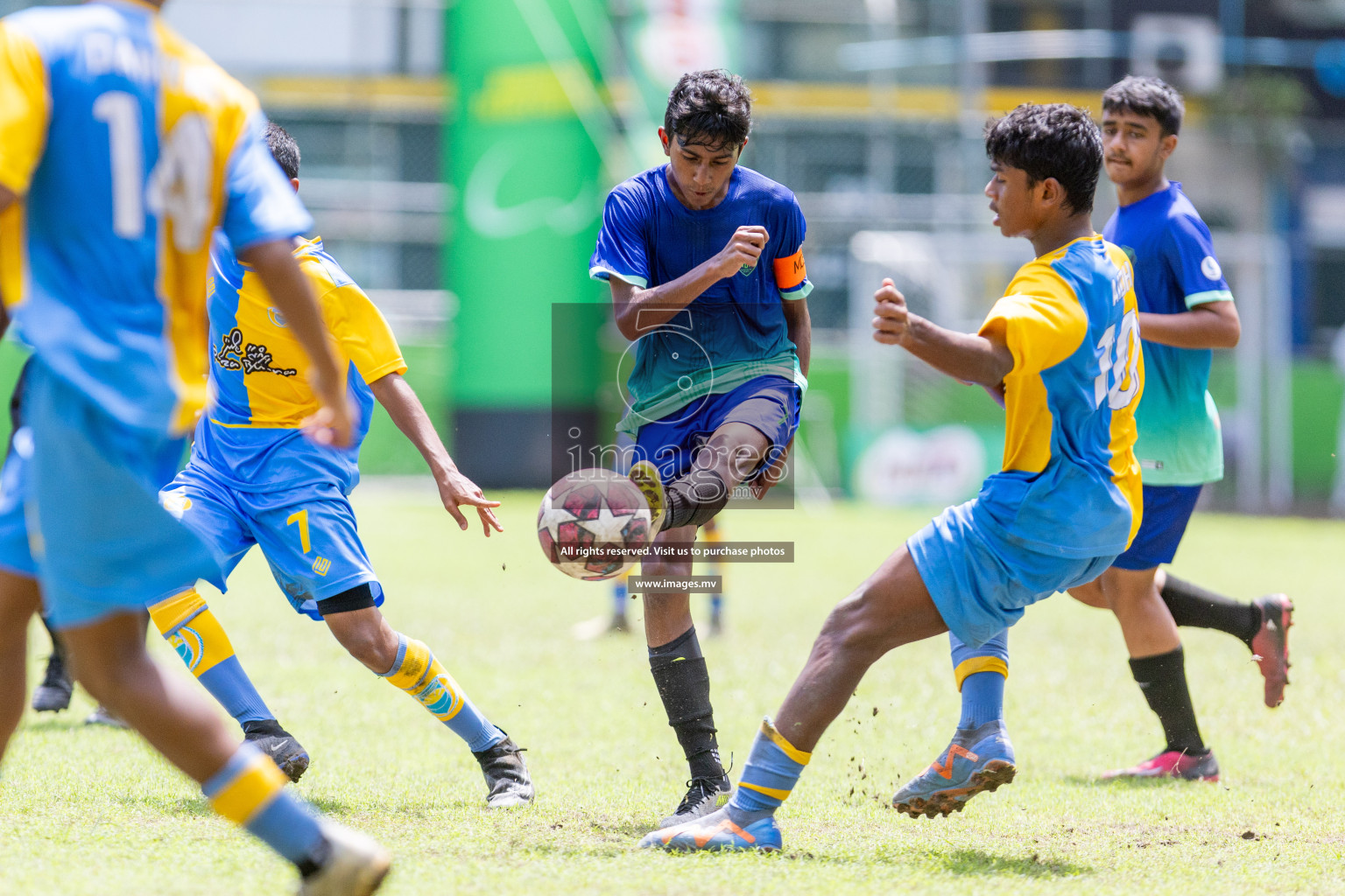 Day 2 of MILO Academy Championship 2023 (u14) was held in Henveyru Stadium Male', Maldives on 4th November 2023. Photos: Nausham Waheed / images.mv