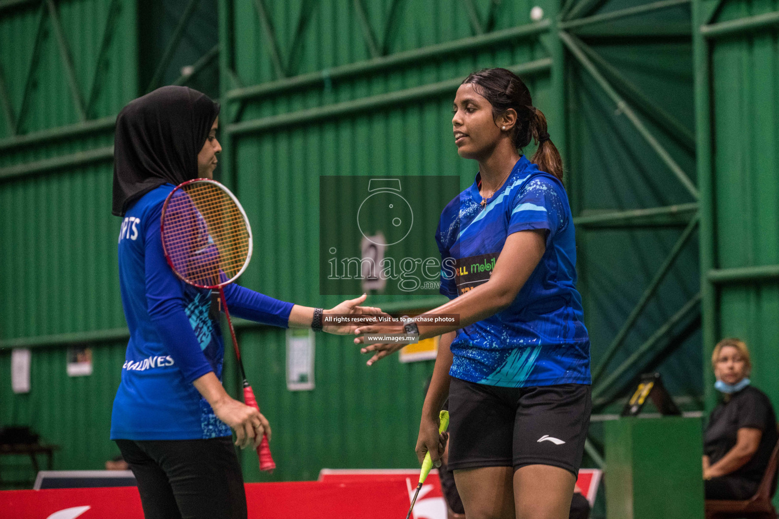 Day 5 of Badminton association mixed group championship 2021 held in Male', Maldives Photos by Nausham Waheed