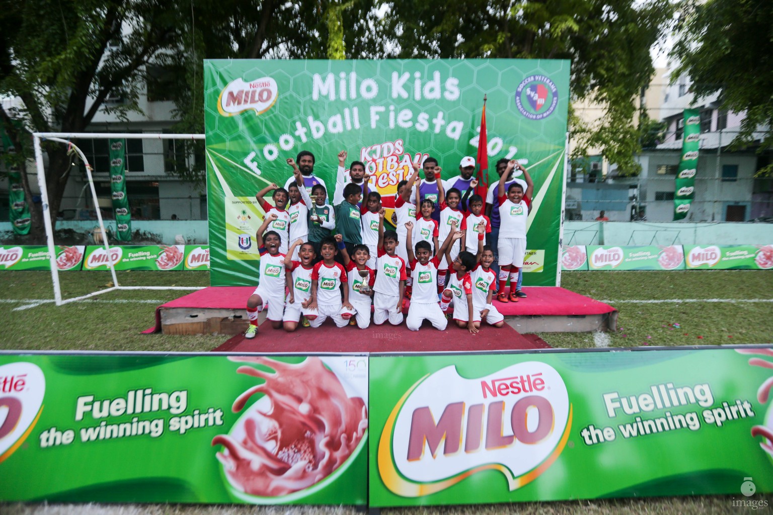Day 4 of Milo Kids Football Fiesta in Male', Maldives, Sunday, October. 15, 2016 (Images.mv Photo/ Abdullah Sham).