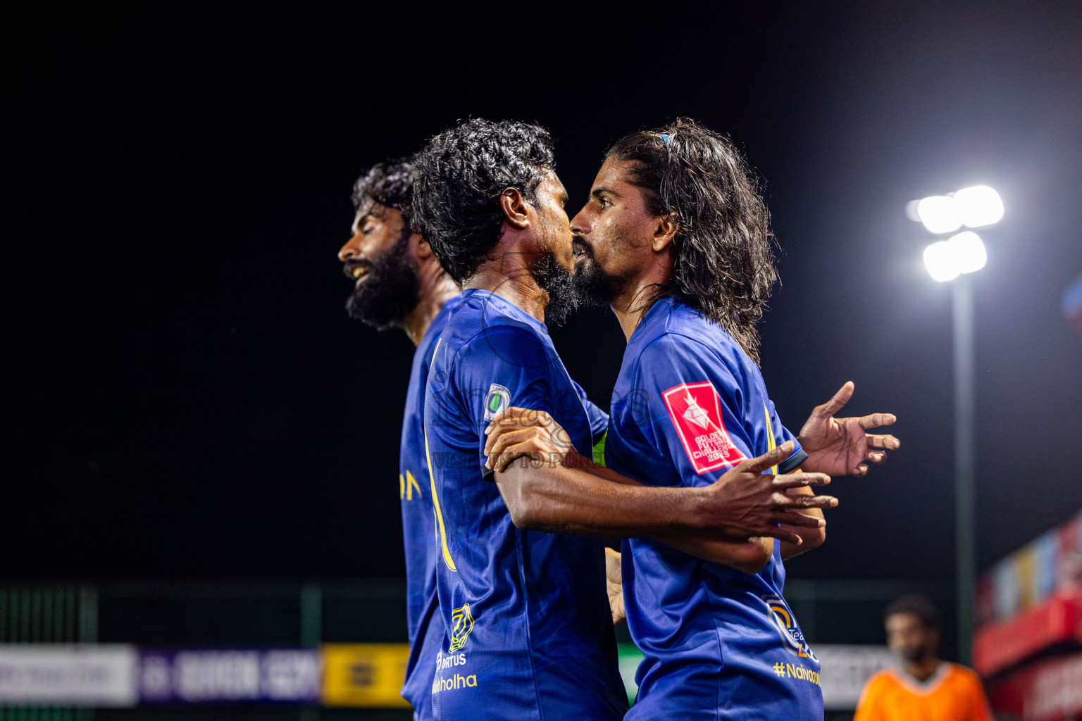 HDh Kumundhoo vs HDh Naivaadhoo in Day 17 of Golden Futsal Challenge 2025 was held on Tuesday, 21st January 2025, in Hulhumale', Maldives. Photos: Nausham Waheed / images.mv