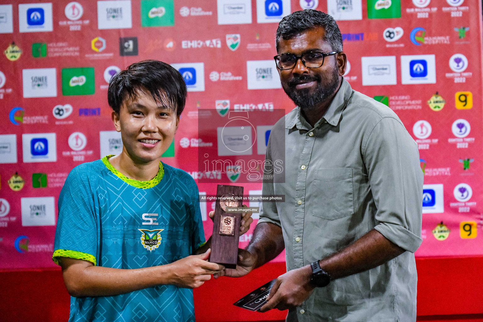 MPL vs WAMCO in Eighteen Thirty Women's Futsal Fiesta 2022 was held in Hulhumale', Maldives on Saturday, 8th October 2022. Photos: Nausham Waheed / images.mv